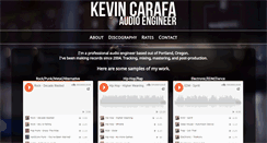 Desktop Screenshot of kevincarafa.com
